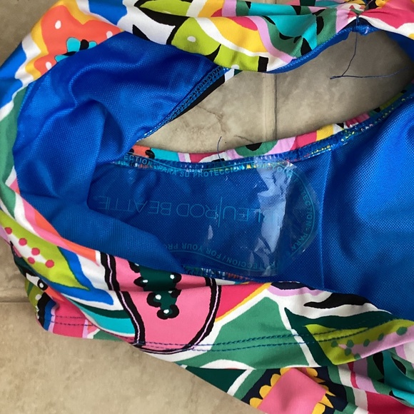 Bleu Rod Beattie Twisted Sarong Hipster Bikini Bottom Go For Bold Multi Print - Picture 6 of 10